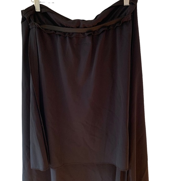 Boston Proper Navy Blue Pull On Maxi Skirt Minimalist - Picture 7 of 12